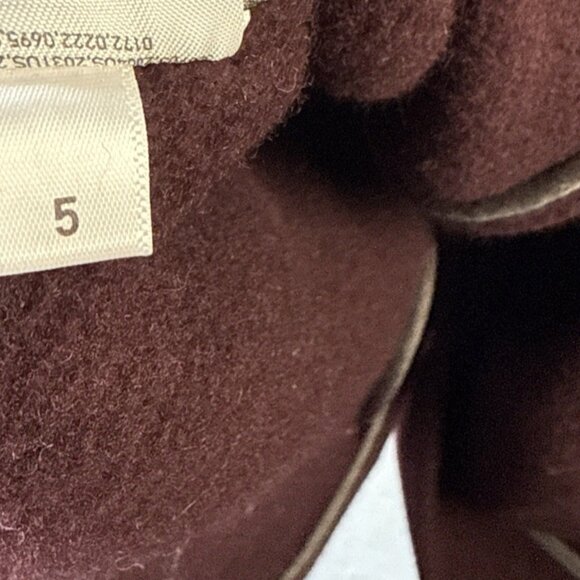 Uniqlo Wool Blend Pea / Duffle Coat Men’s Small Burgundy Toggle‎ Buttons Preppy - Picture 10 of 11